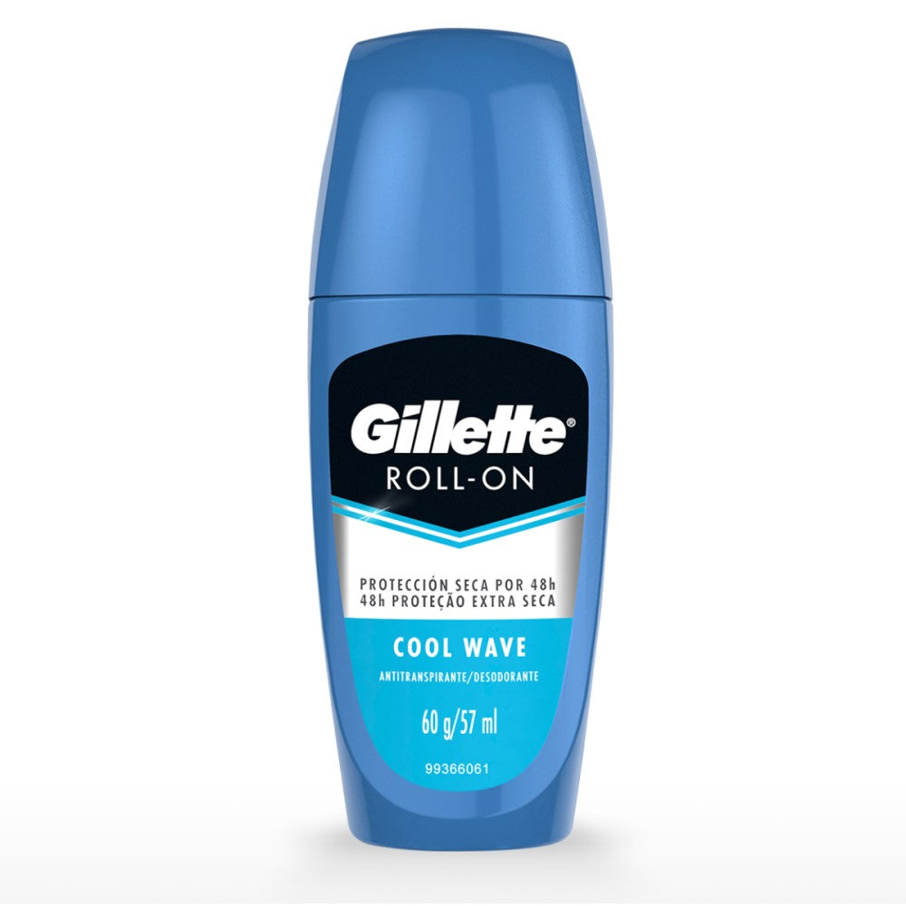 Desodorante Gillette Roll-On Cool Wave Caballero 57ml