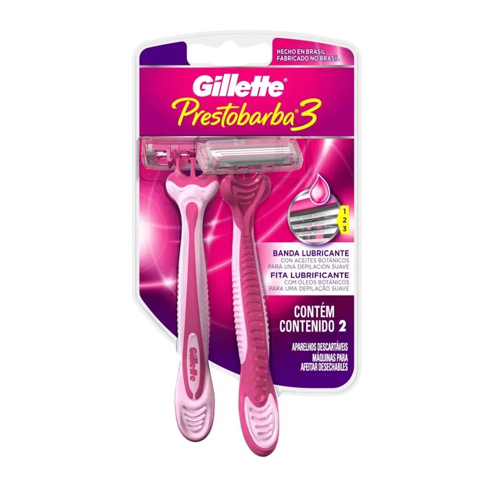 Gillete Afeitadora Desechable Prestobarba 3 2und