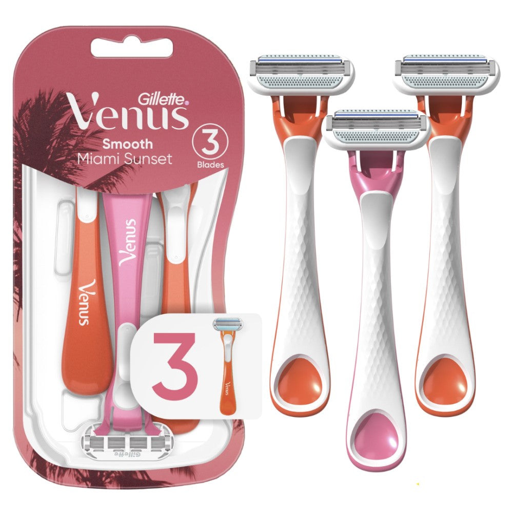 Gillette Venus Smooth Miami Sunset 3 Blade 3und