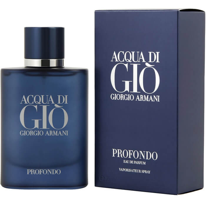 Acqua DI Gio Giorgio Armani Profondo Eau De Parfum For Men 100ML Recargable