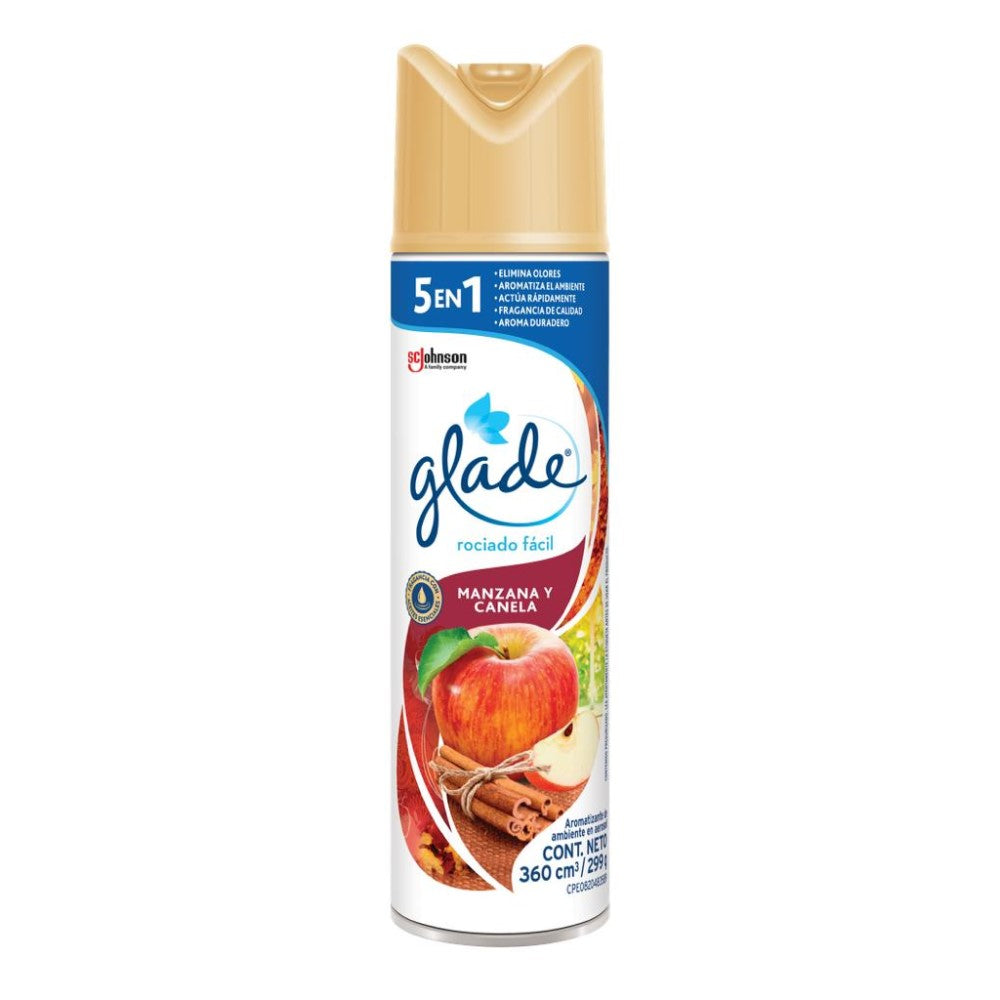 Glade Ambientador 5 en 1 Manzana y Canela 360ml