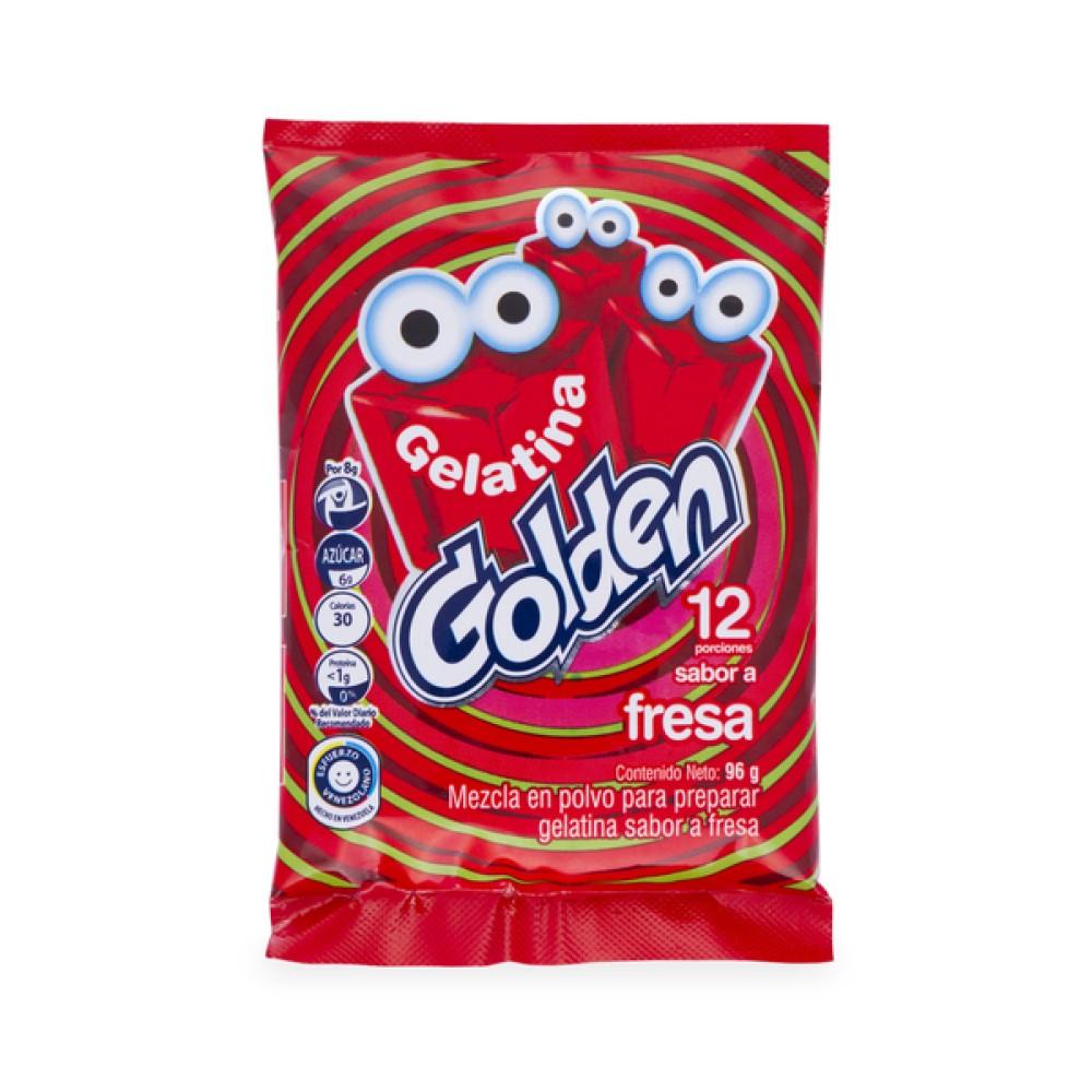 Gelatina Golden Fresa 96g Nacional