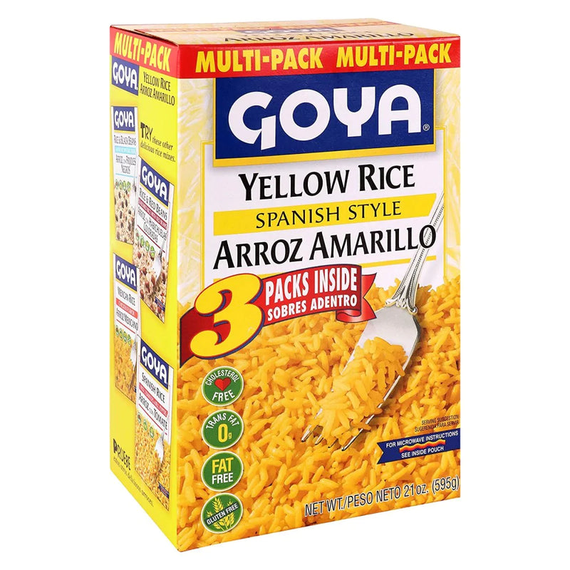 Arroz Goya Yellow Rice Spanish Style 3und 595g