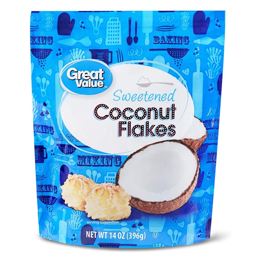 Sweetened Great Value Flakes Coconut 396g