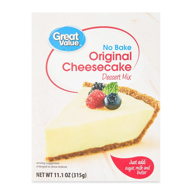 Mezcla No Bake Original Cheesecake Desser Mix Great Value 315g