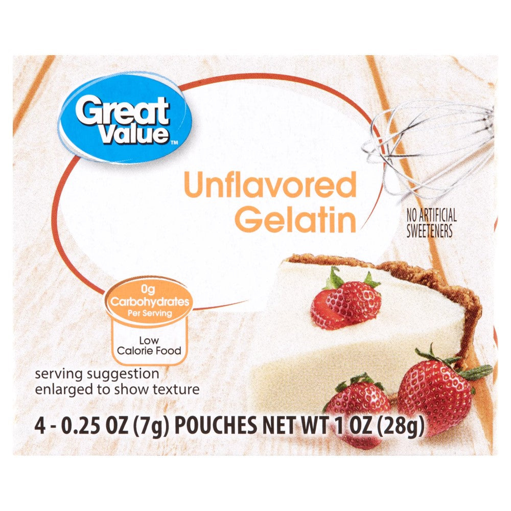 Great Value Gelatina sin sabor 28g