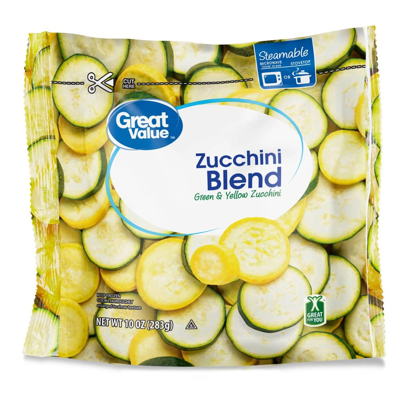 Great Value Zucchini Blend Green Yellow 283g