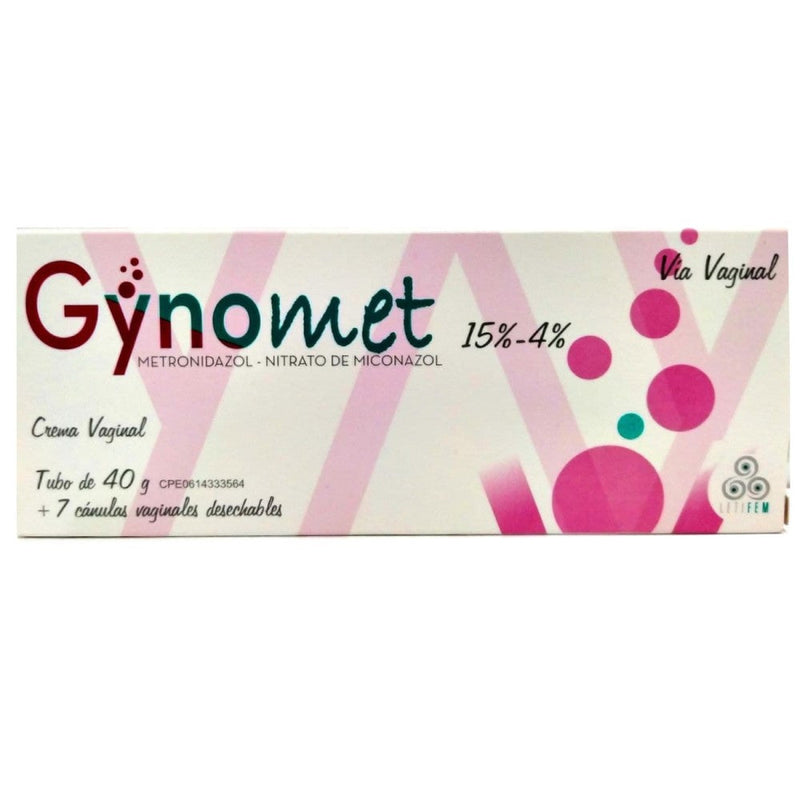 Gynomet Letifem Metronidazol Nitrato De Miconazol 15%-4% Crema Vaginal