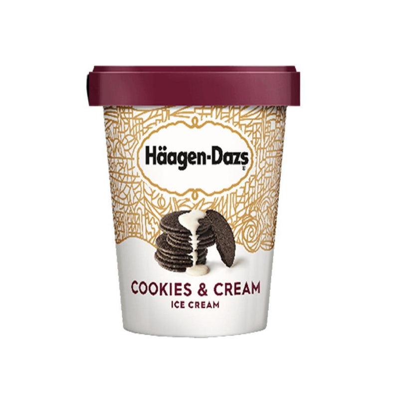 Helado Haagen Dazs Cookies & Cream 414 ml