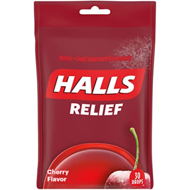 Halls Relief Cherry Flavor 30 Und