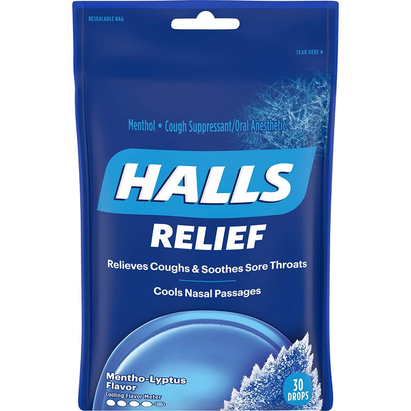Halls Relief Mentho-Lyptus Flavor 30 und