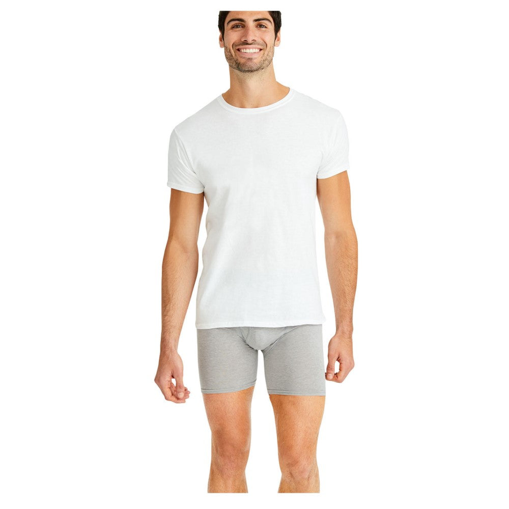 Hanes 6 Franelas 100% Ring Spun Cotton Color Blanco