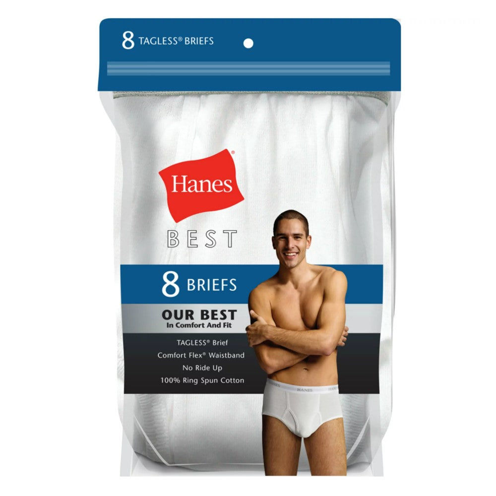 Hanes Ropa Interior 8 Unidades Color Blanco