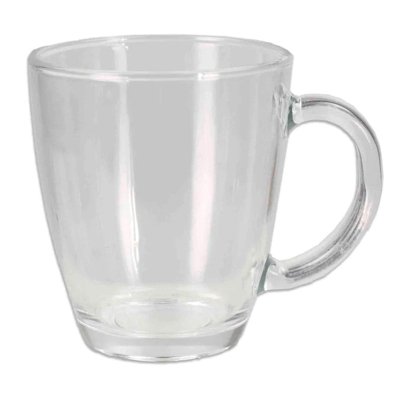 Mug para Cafe Home Basics Cristal Transparente 355ml no