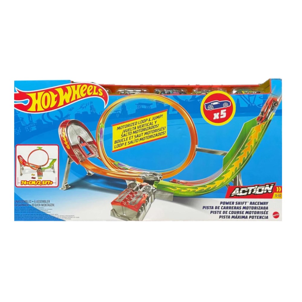 Hot Wheels Motorizada Power Shift Raceway 5-10