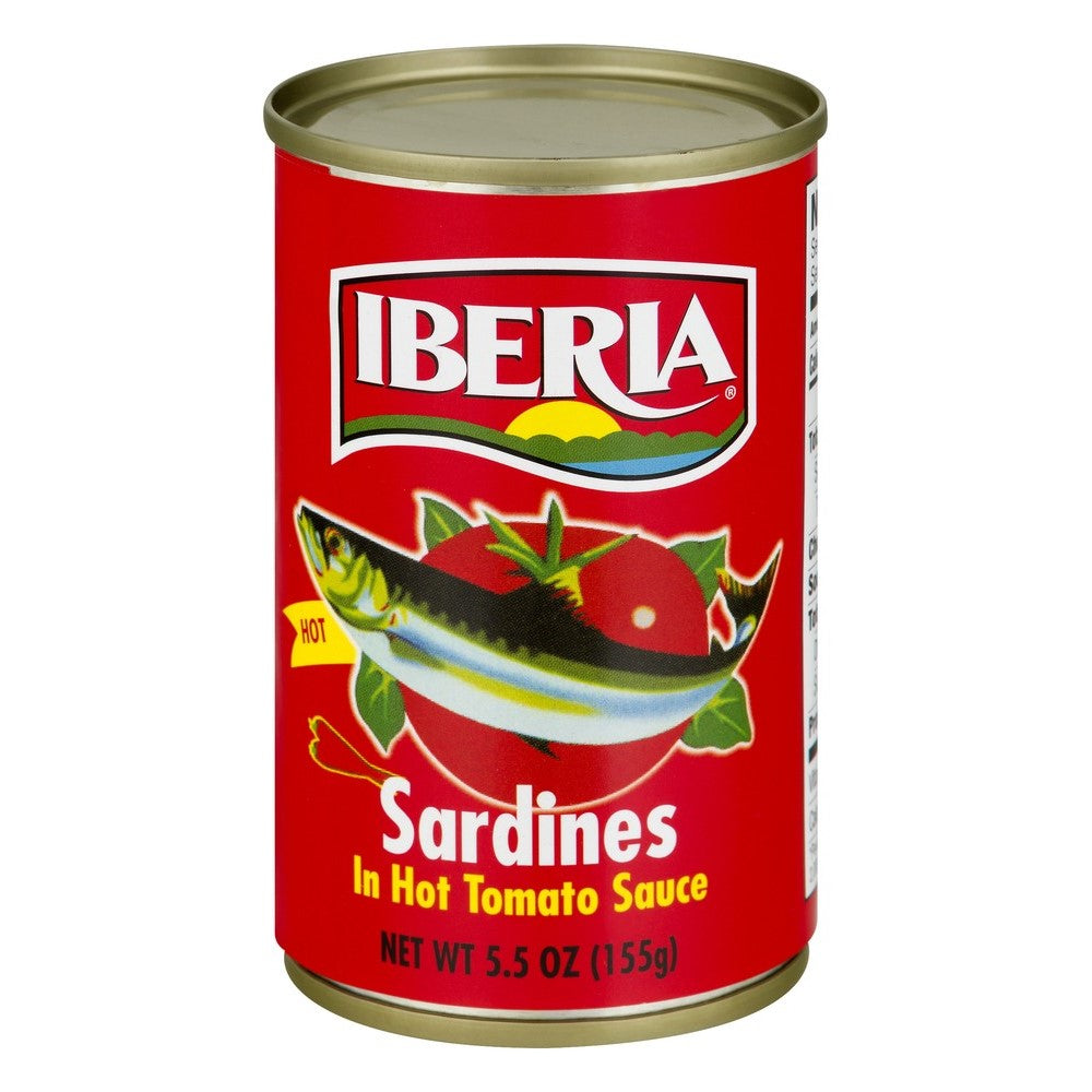 Sardinas Iberia In Hot Tomato Sauce 156g