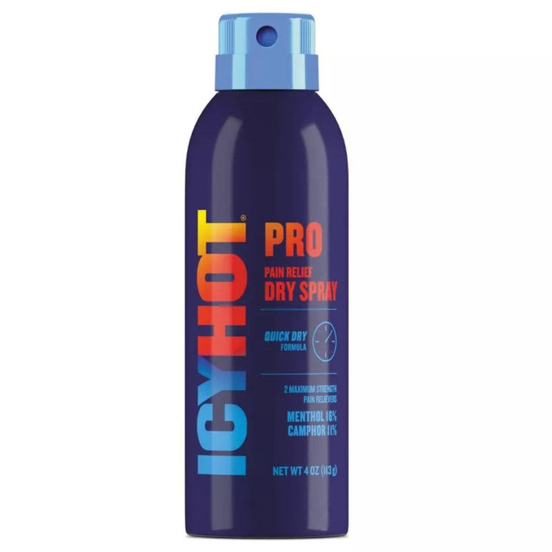 Icyhot Pro Pain Relief Dry Spray Menthol 16% Camphor 11% 113g
