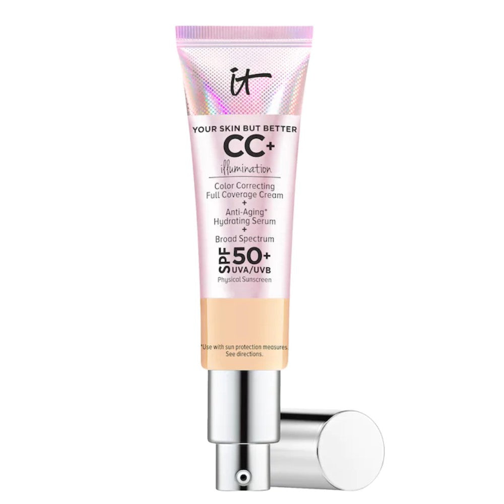 It Cosmetics CC+ Illumination Color Correcting Iluminating Full Coverage Cream SPF 50 Light Medium 32ml