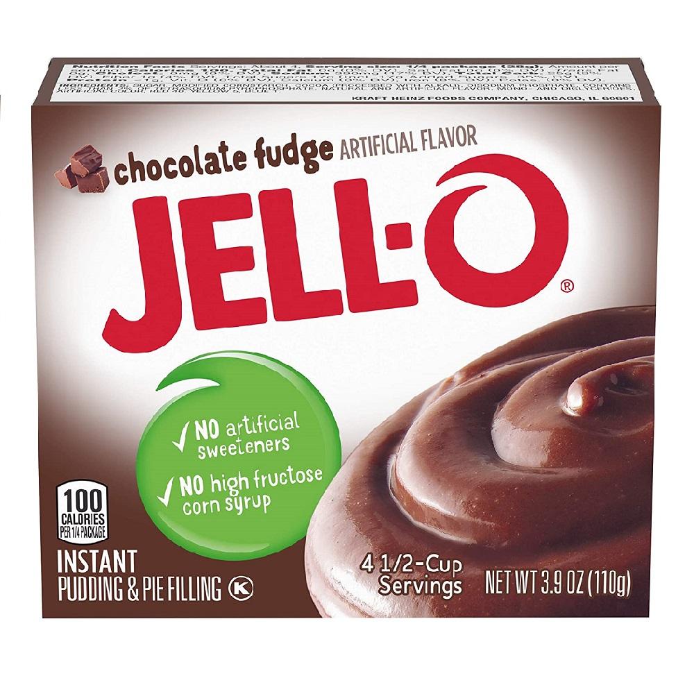 Pudding Jell-o Chocolate Fudge Artificial Flavor 110gr