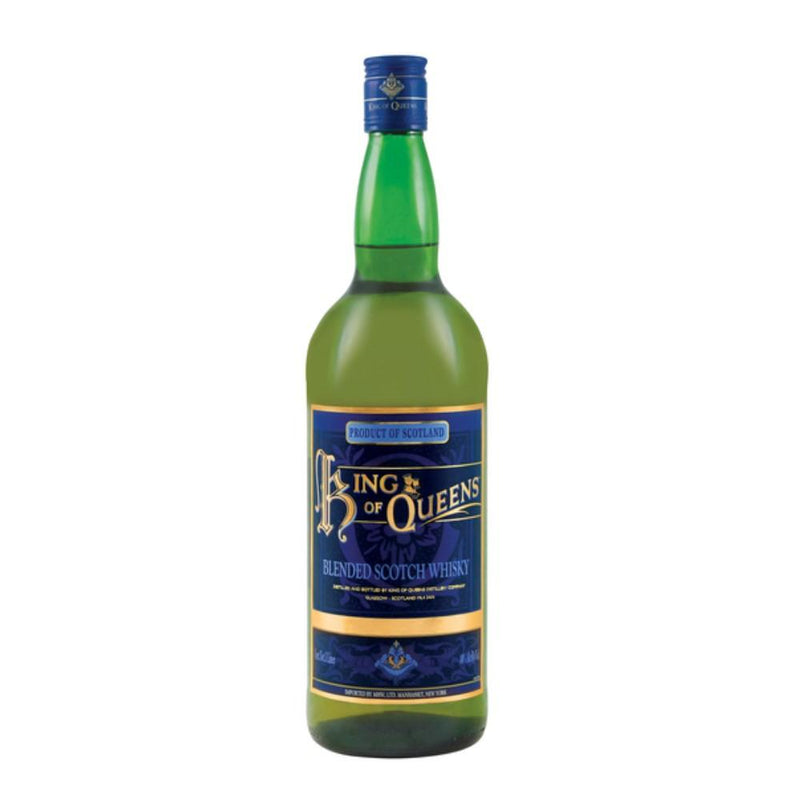 Whisky King of Queens Blended Scotch Caja de 12 Botellas de 1Litro