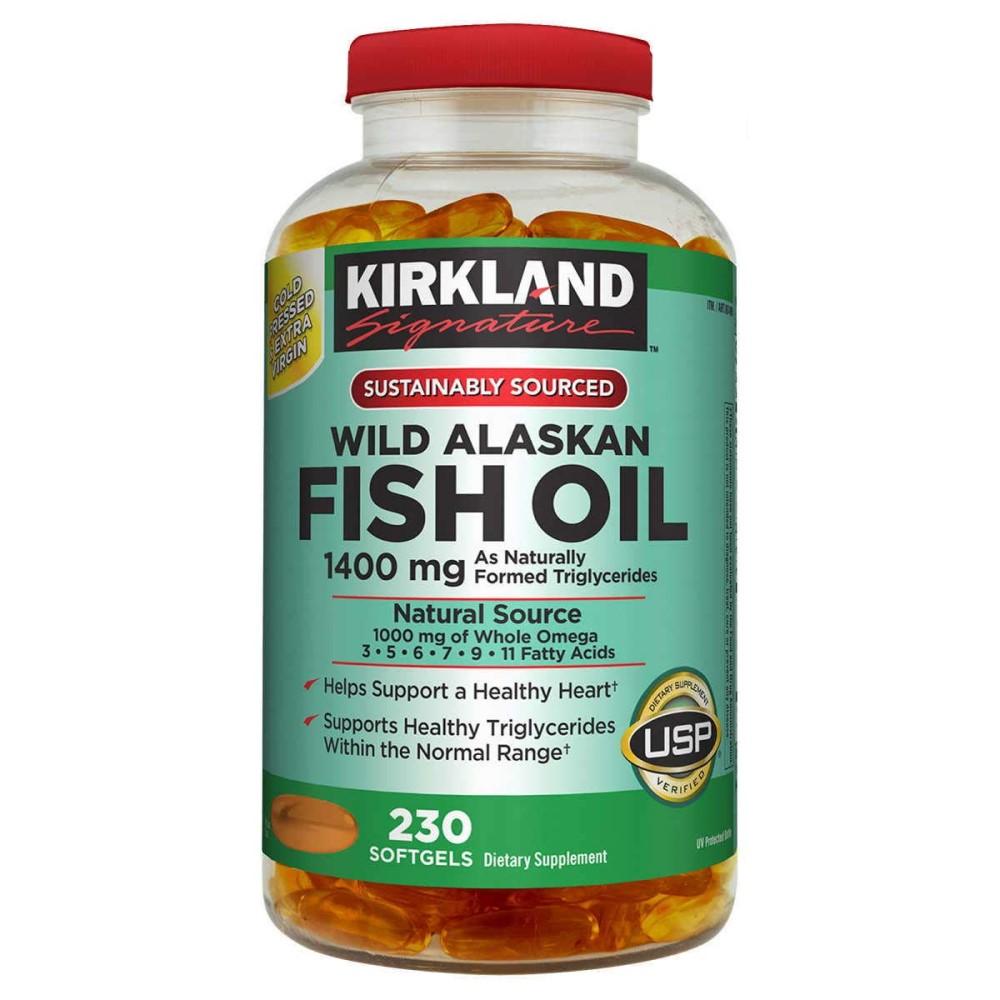 Fish Oil Kirkland 1400mg Wild Alaskan 230 und