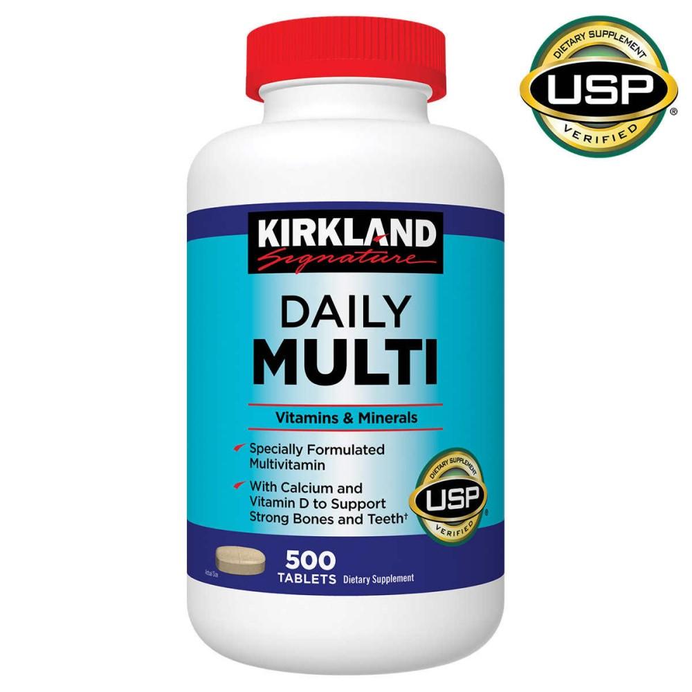 Multivitaminico Kirkland Daily Multi 500 tabletas - Madison Center