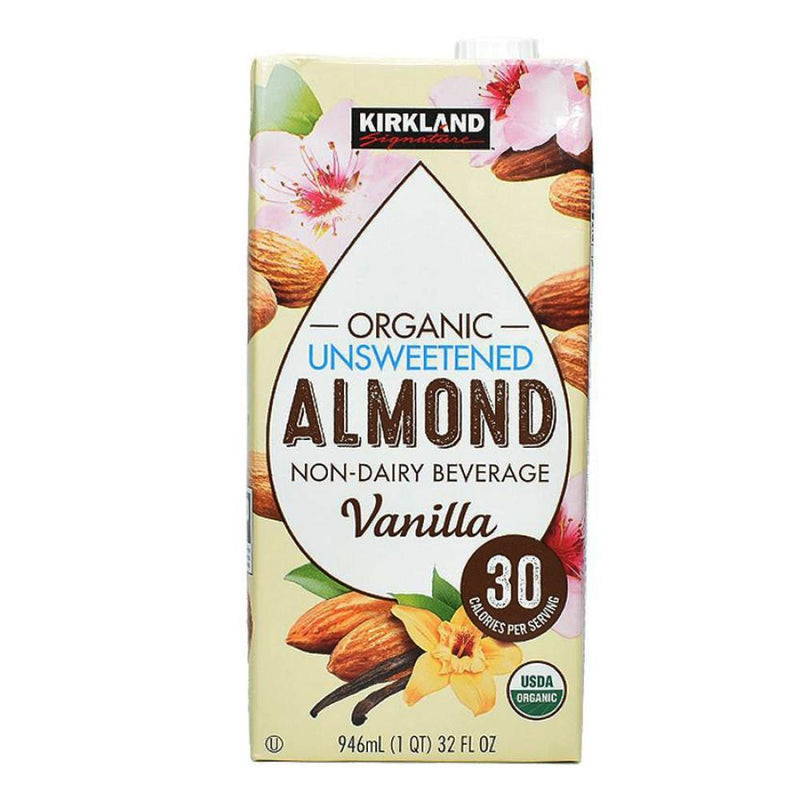 Leche de Almendras Kirkland Organic Unsweetened Vanilla 946ml - Madison Center