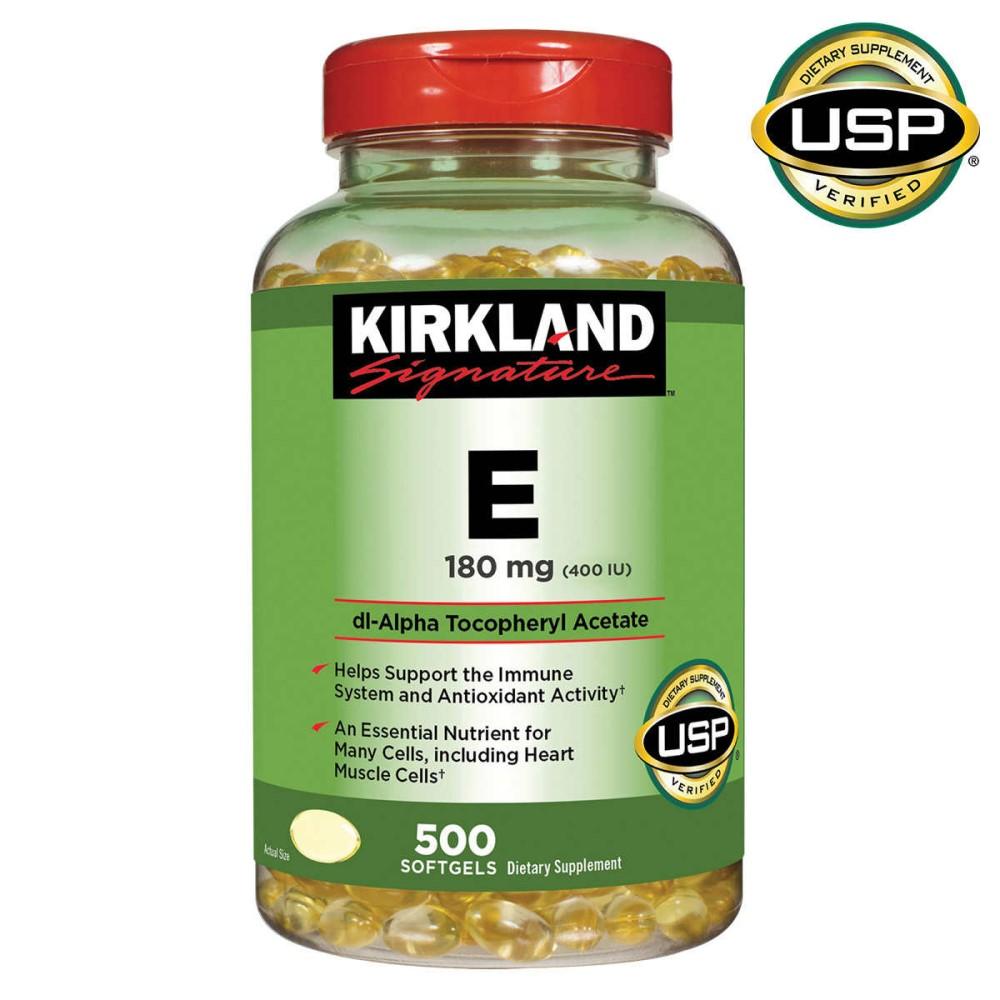 Vitamina E 180mg Kirkland 500 Und