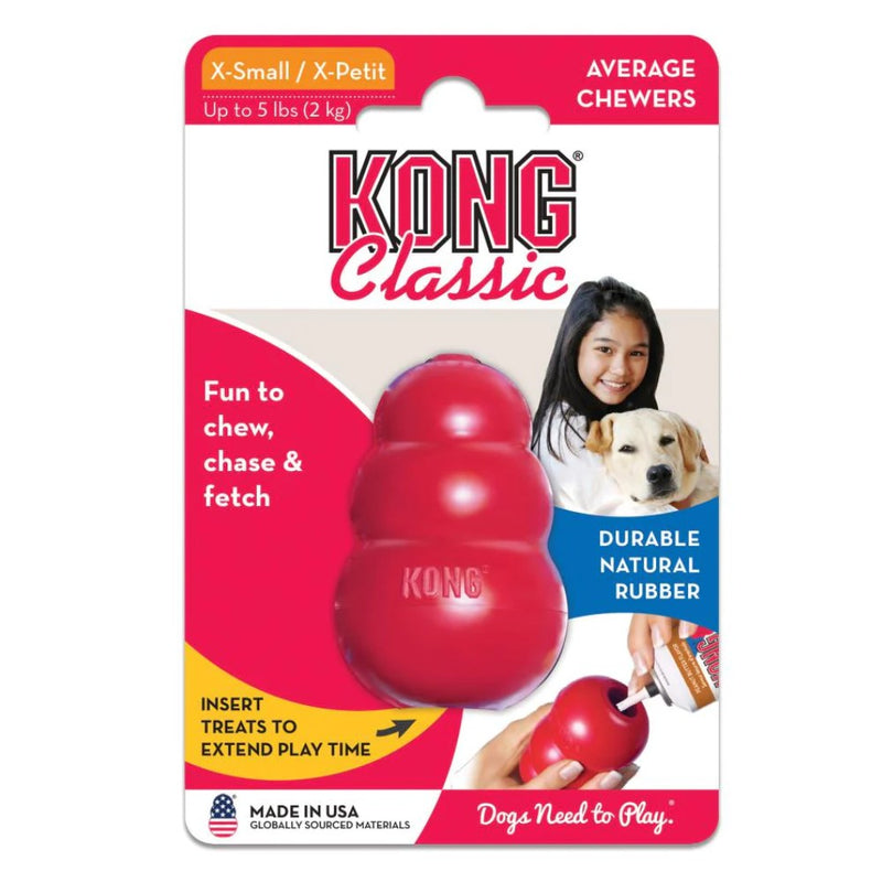 Kong Juguete Para Perro Classic Color Rojo XSmall 2kg