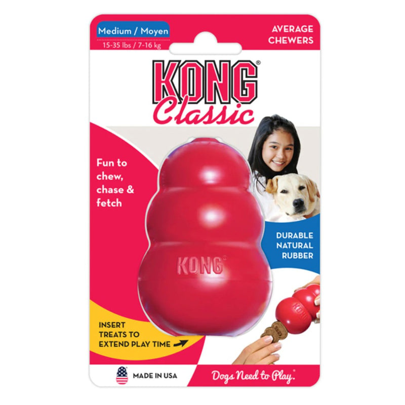 Kong Juguete Para Perro Classic Color Rojo Medium 7-16kg