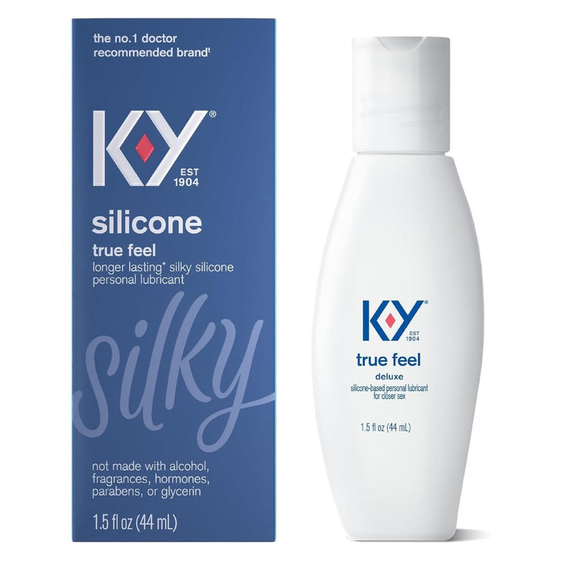 KY Silicone True Feel Longer Lasting Silky Silicone Personal Lubricante 44ml