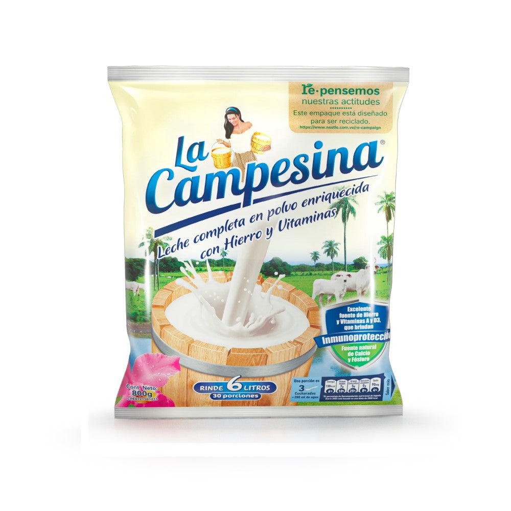 Leche La Campesina  En Polvo 800gr