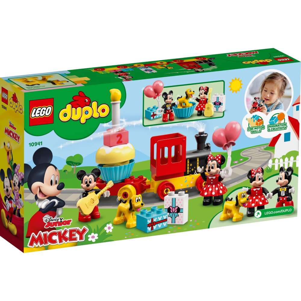 Lego Duplo Disney Junior Mickey Minnie Birthday Train 22pzs 2+ cod 10941