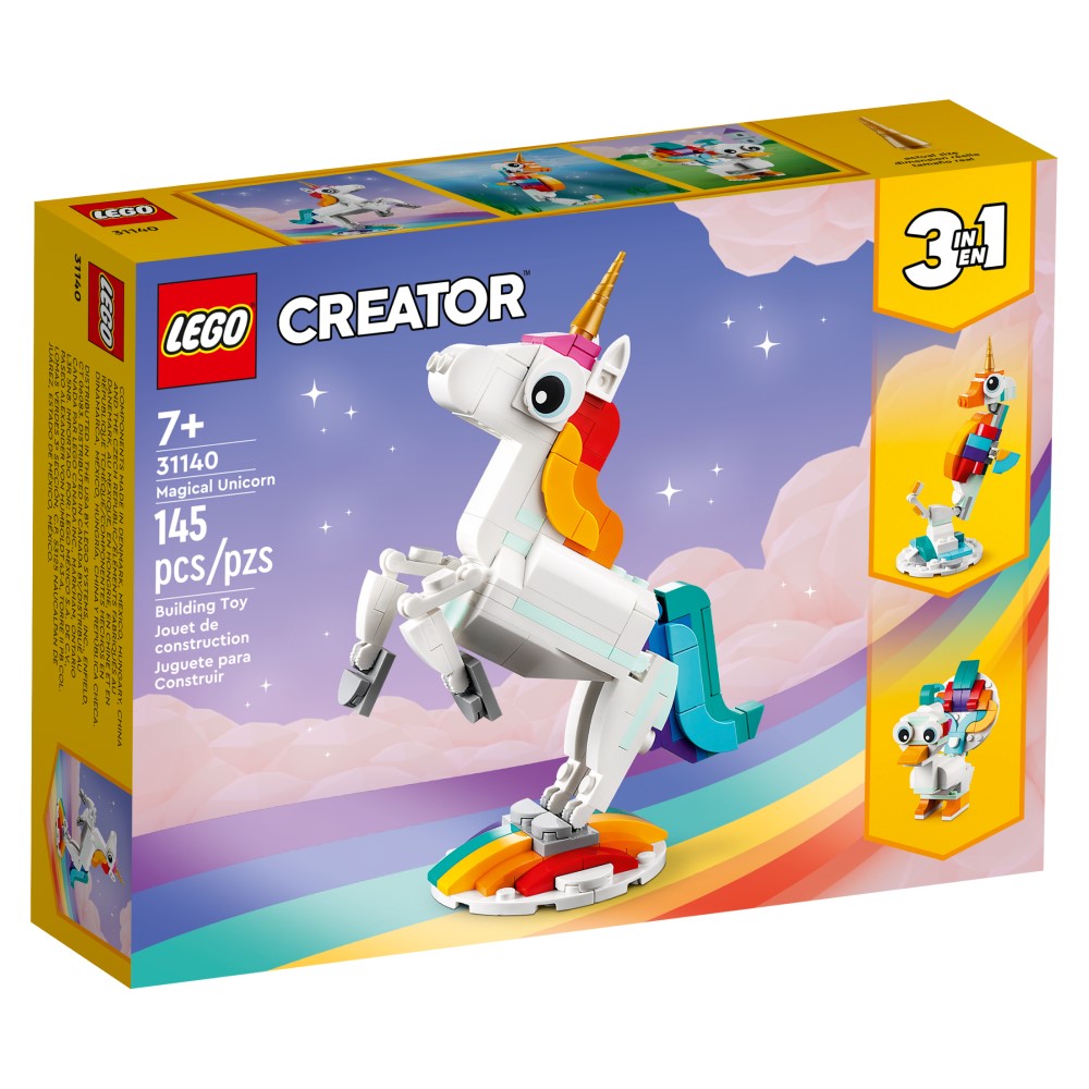 Lego Creator Magical Unicorn 145pzs 7+ 31140