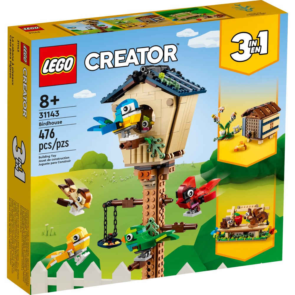 Lego Creator Birdhouse 476pzs 8+ 31143