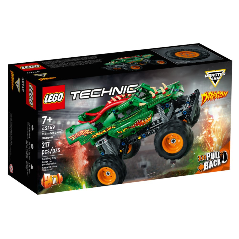 Lego Technic Monster Jam Dragon 217 Piezas