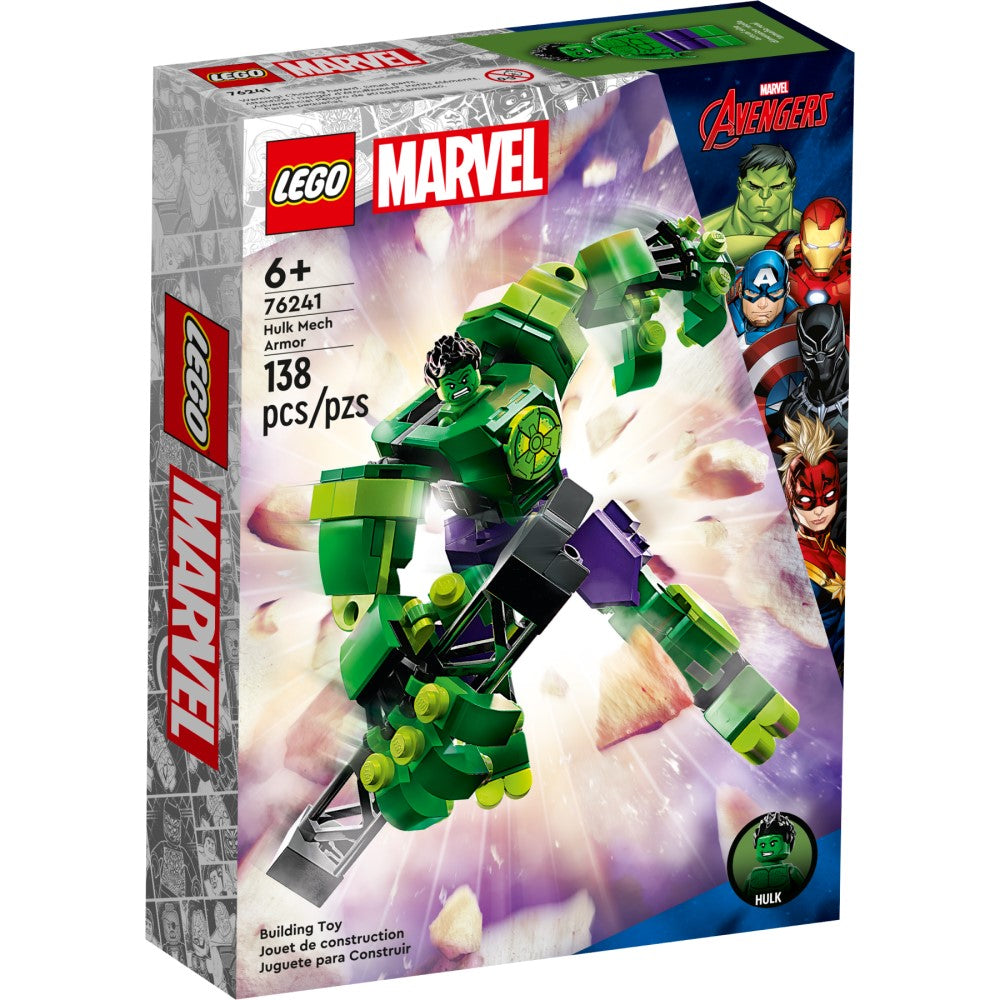 Lego Marvel Hulk Mech Armor 138pzs 6+ 76241