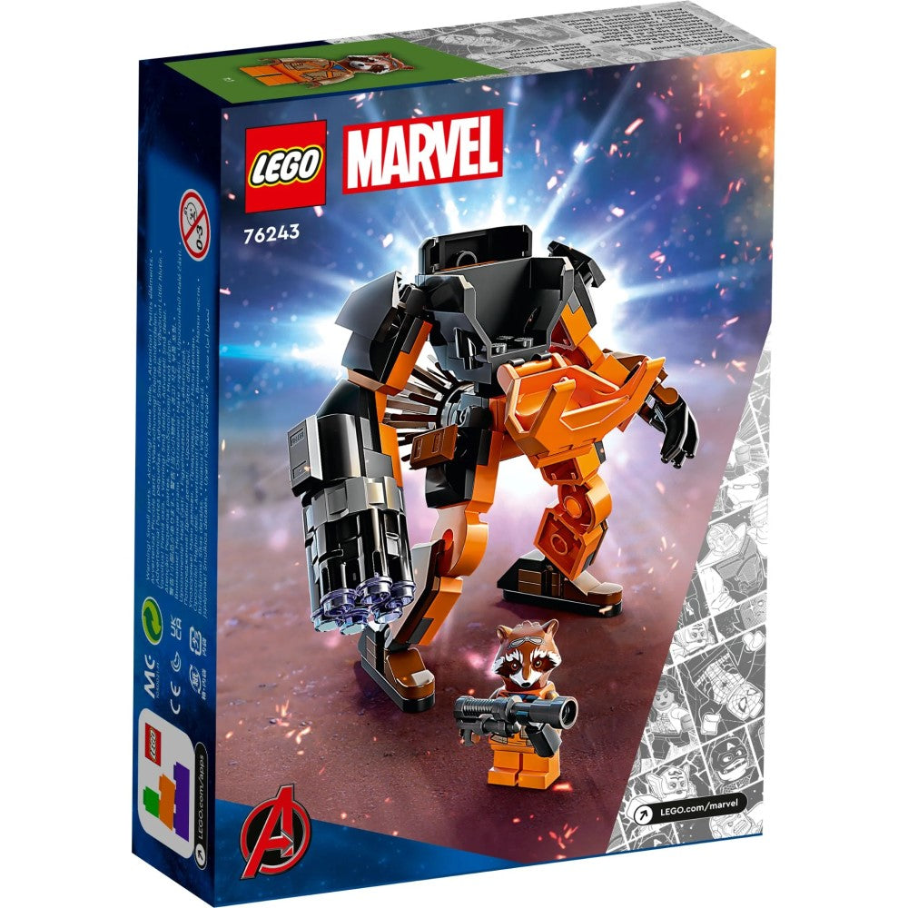 Lego Marvel Rocket Mech Armor 98pzs 6+ 76243