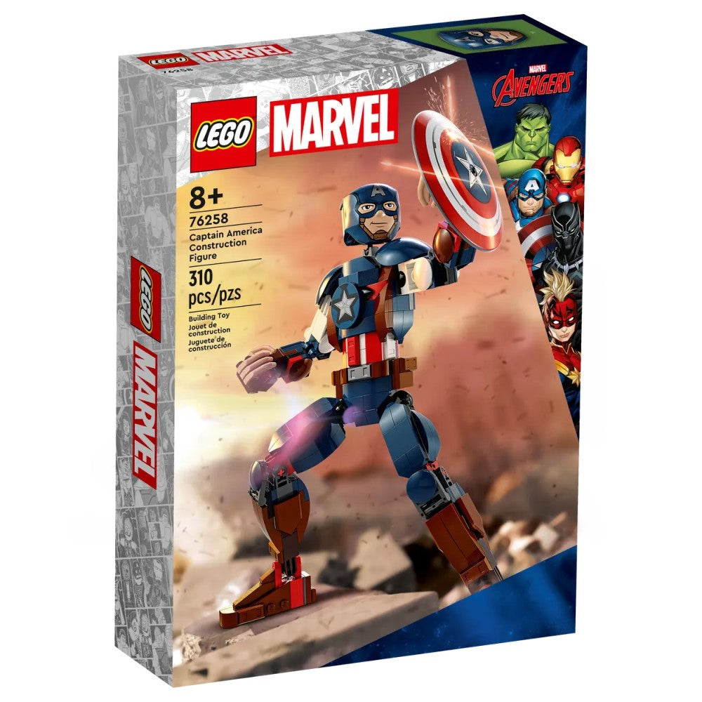 Lego Marvel Captain America Construction Figure 310 Piezas