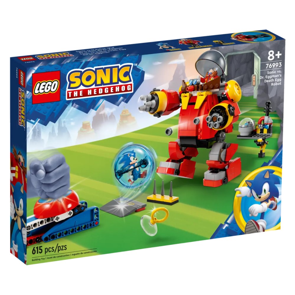 Lego Sonic The Hedgehog Sonic vs dr. Eggmans Death Egg Robot 615pzs 8+