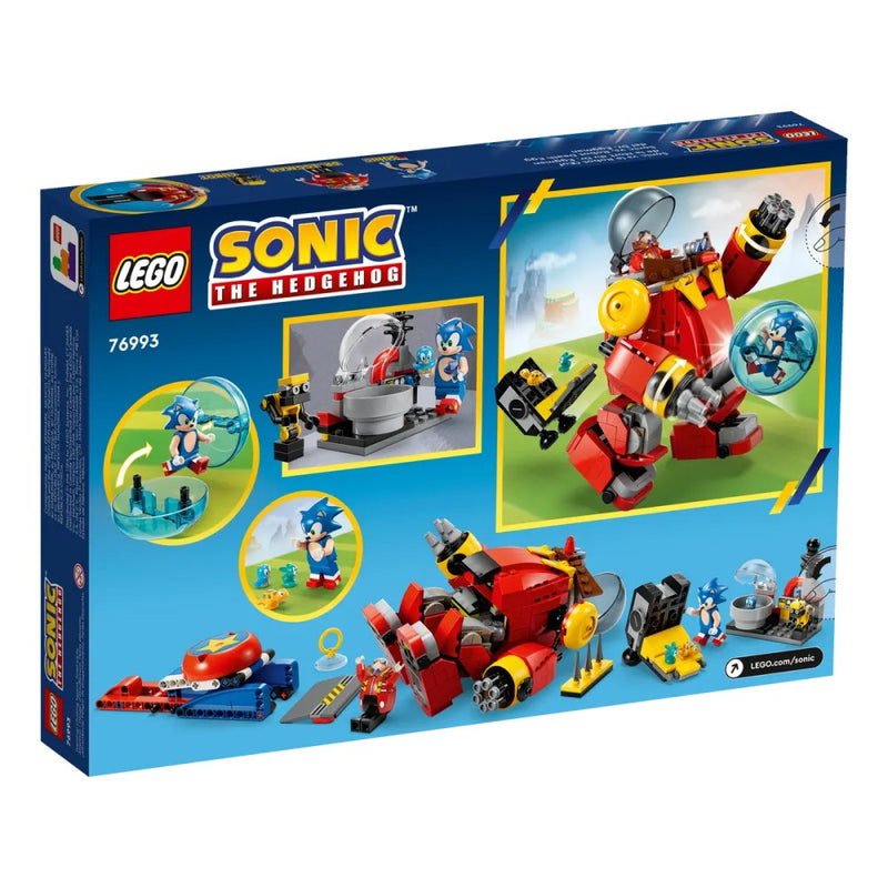 Lego Sonic The Hedgehog Sonic vs dr. Eggmans Death Egg Robot 615pzs 8+