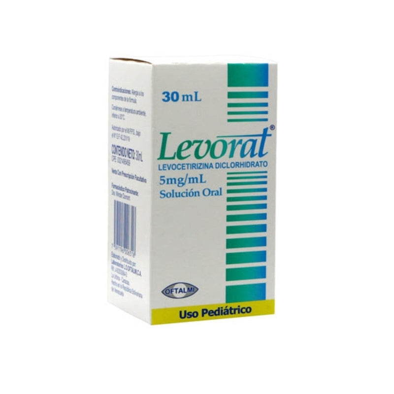 Levorat Oftalmi Levocetrizina Diclorhidrato 5mg/ml Solución Oral 30ml