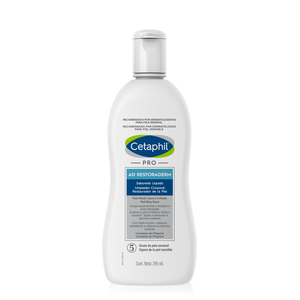 Cetaphil PRO AD Restoraderm Limpiador Corporal Restaurador Piel Muy Seca 295ml