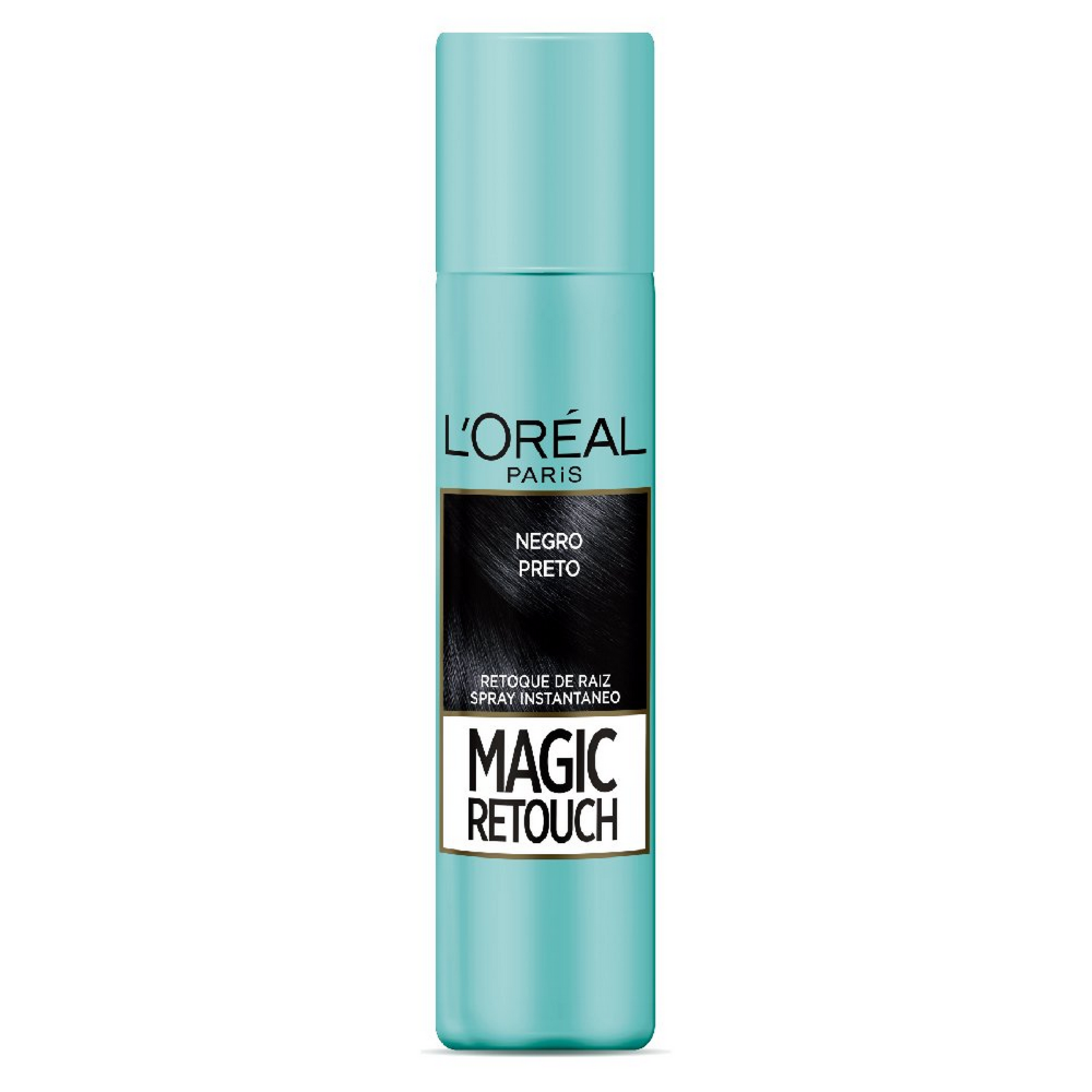 Magic Retouch Spray Cubre Canas Loreal Black 75 ml