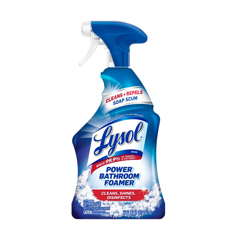 Lysol Power Bathoroom Foamer Cleans Shines Desinfects 946ml