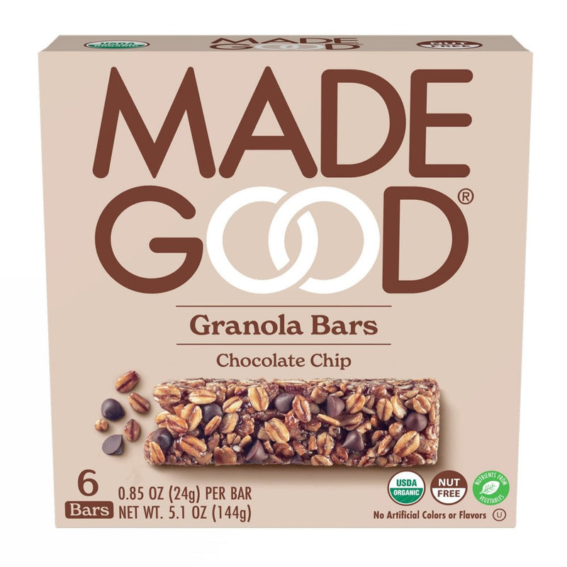 Granolas Made Good Bars 6 Und Chocolate Chip 6und 144g