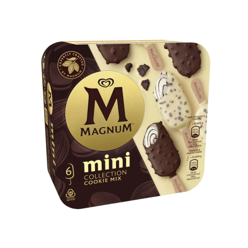 Helados Magnum 6 Und Mini Collection Cookie Mix