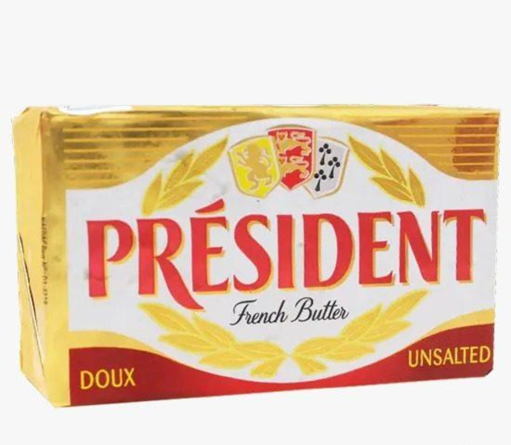 Mantequilla President UnSalted 198g