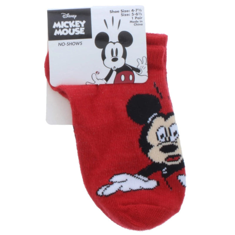 Medias Disney Mickey Mouse No Shows Shoe Size 4-7½