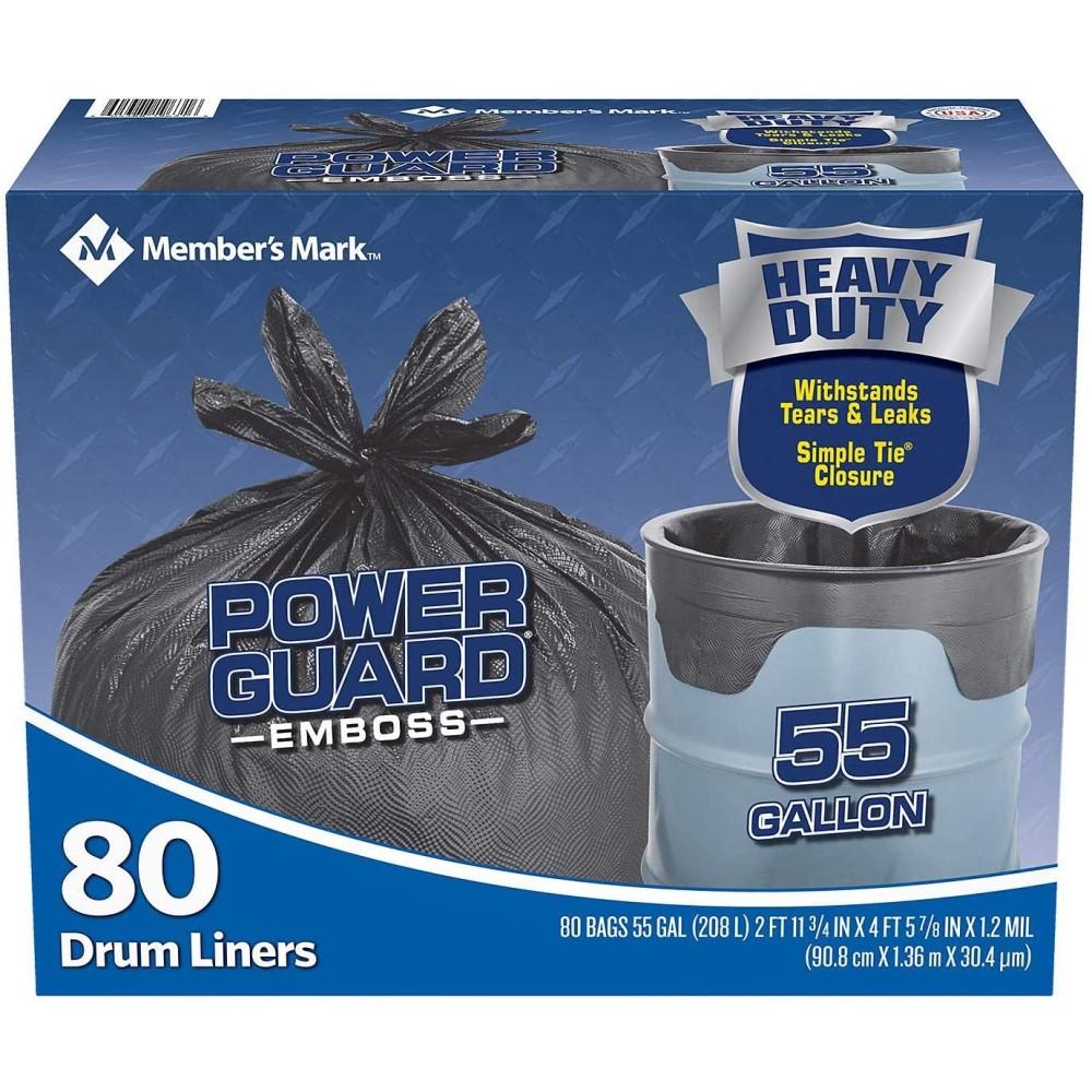 Bolsas de Basura Member's Mark Power Guard 55gal 80 Und